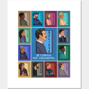 Be Curious, Not Judgmental. Posters and Art